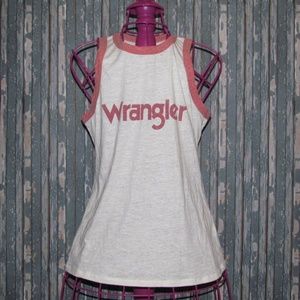 Wrangler Burnout Logo Graphic Tank Tank Top Shirt